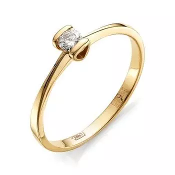 Кольцо с бриллиантом Линии Любви