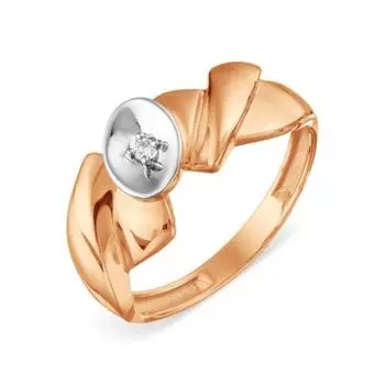 Кольцо с бриллиантом Линии Любви