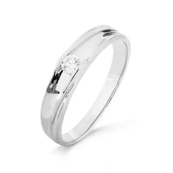 Кольцо с бриллиантом Линии Любви