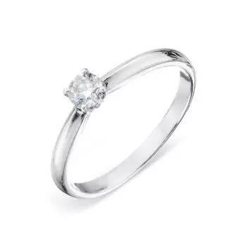 Кольцо с бриллиантом Линии Любви