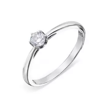 Кольцо с бриллиантом Линии Любви