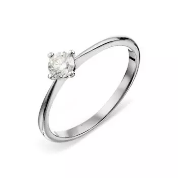 Кольцо с бриллиантом Линии Любви