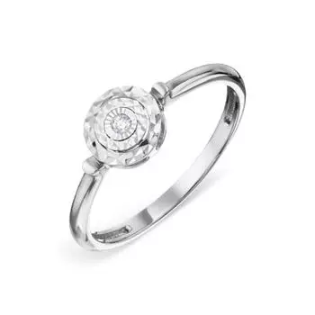 Кольцо с бриллиантом Линии Любви