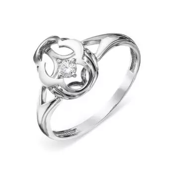 Кольцо с бриллиантом Линии Любви