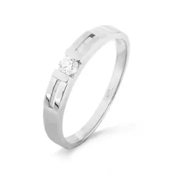Кольцо с бриллиантом Линии Любви