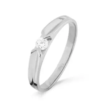 Кольцо с бриллиантом Линии Любви