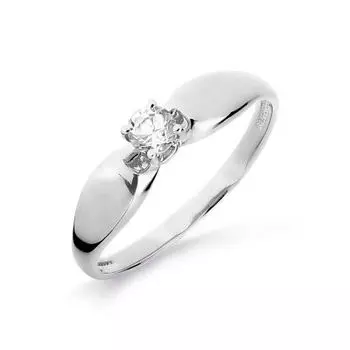 Кольцо с бриллиантом Линии Любви