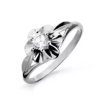 Кольцо с бриллиантом Линии Любви