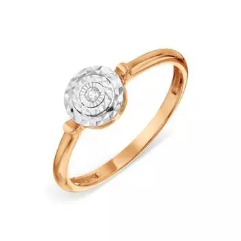 Кольцо с бриллиантом Линии Любви