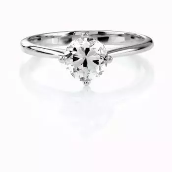 Кольцо с бриллиантом Линии Любви