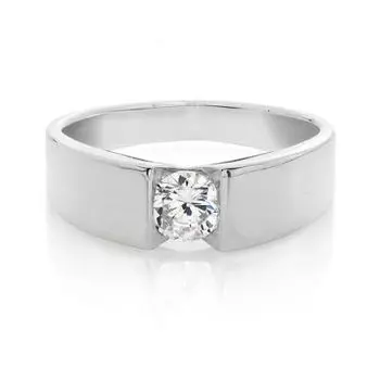 Кольцо с бриллиантом Линии Любви