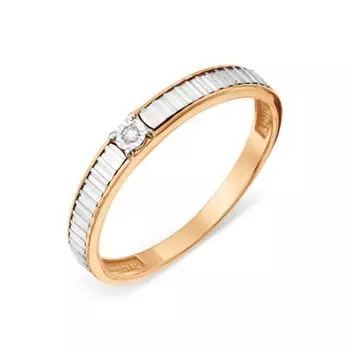 Кольцо с бриллиантом Линии Любви