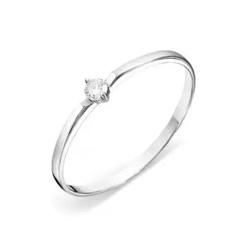 Кольцо с бриллиантом Линии Любви