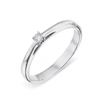 Кольцо с бриллиантом Линии Любви