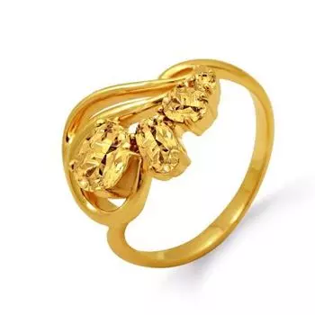 Кольцо с цитринами Линии Любви