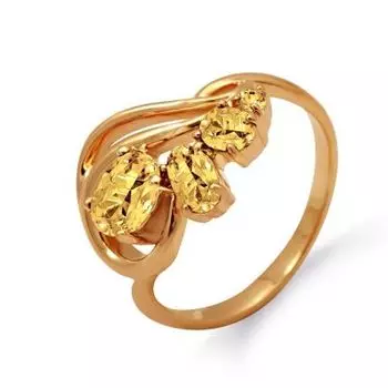 Кольцо с цитринами Линии Любви