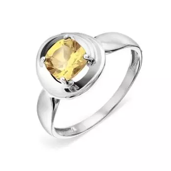 Кольцо с цитрином Линии Любви