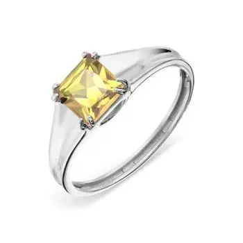 Кольцо с цитрином Линии Любви