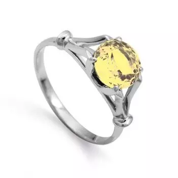 Кольцо с цитрином Линии Любви