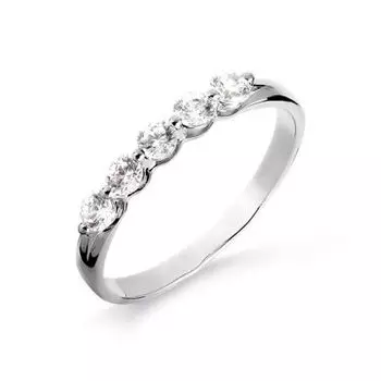 Кольцо с фианитами Premium Линии Любви