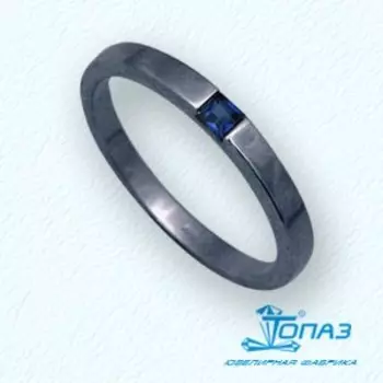 Кольцо с фианитом Линии Любви