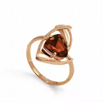 Кольцо с гранатом Линии Любви