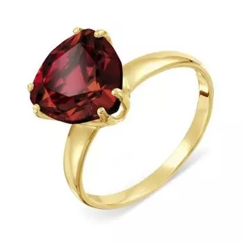 Кольцо с гранатом Линии Любви