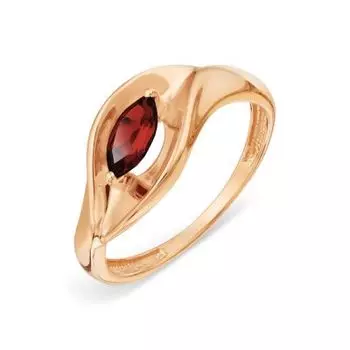Кольцо с гранатом Линии Любви