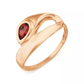 Кольцо с гранатом Линии Любви