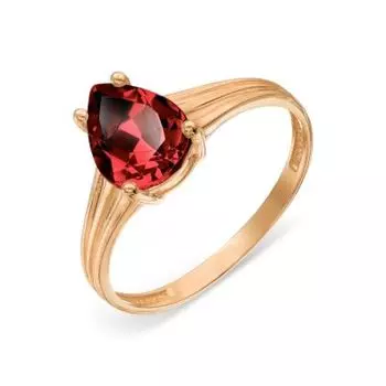 Кольцо с гранатом Линии Любви