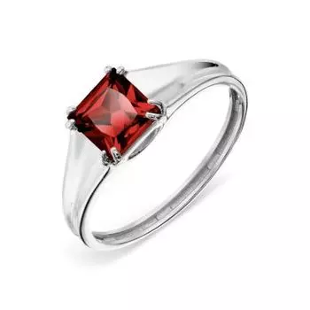 Кольцо с гранатом Линии Любви