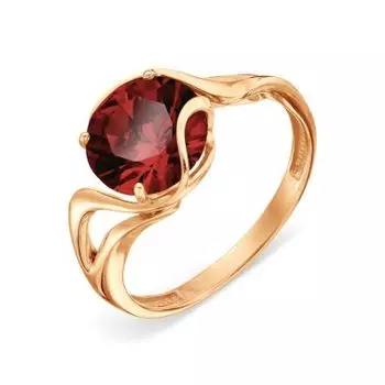 Кольцо с гранатом Линии Любви