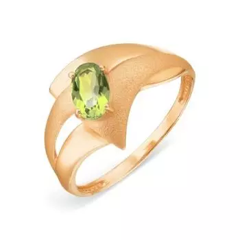 Кольцо с хризолитом Линии Любви