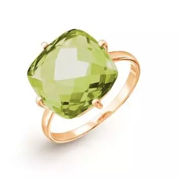 Кольцо с хризолитом ситалл Линии Любви