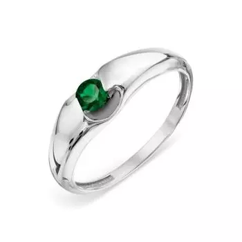 Кольцо с изумрудом Линии Любви