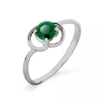 Кольцо с изумрудом Линии Любви