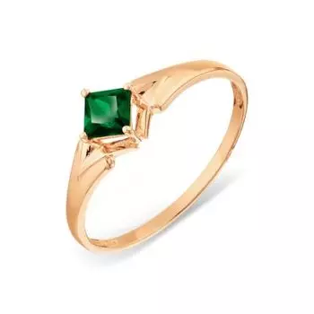 Кольцо с изумрудом Линии Любви