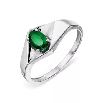 Кольцо с изумрудом Линии Любви