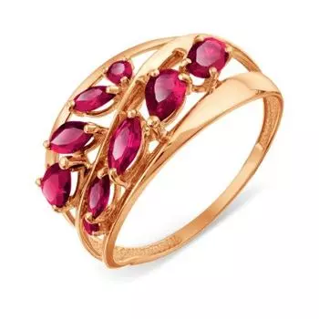 Кольцо с корундами Линии Любви