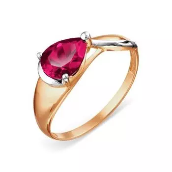 Кольцо с корундом Линии Любви