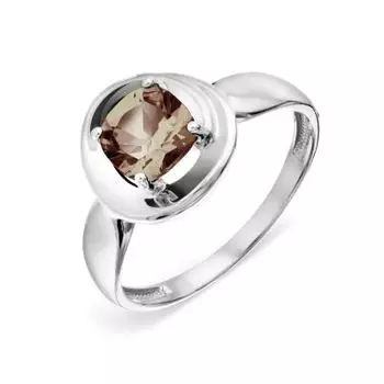 Кольцо с раухтопазом Линии Любви