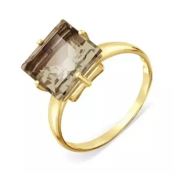 Кольцо с раухтопазом Линии Любви