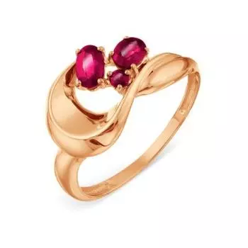 Кольцо с рубинами Линии Любви