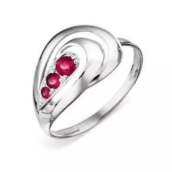 Кольцо с рубинами Линии Любви