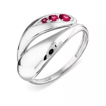 Кольцо с рубинами Линии Любви