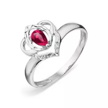 Кольцо с рубином Линии Любви