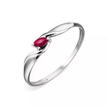 Кольцо с рубином Линии Любви