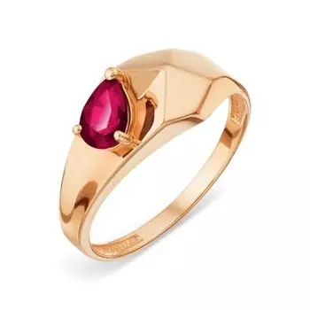 Кольцо с рубином Линии Любви
