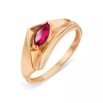 Кольцо с рубином Линии Любви
