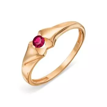 Кольцо с рубином Линии Любви